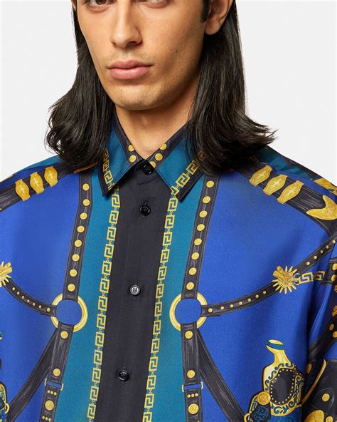 versace replica silk shirt|versace silk shirt sale.